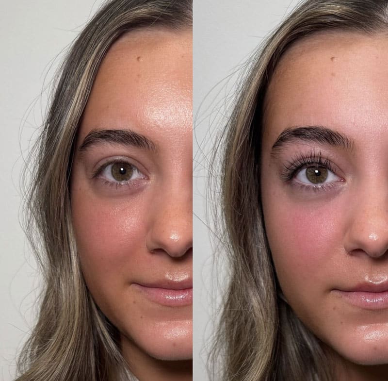 a close up of a woman